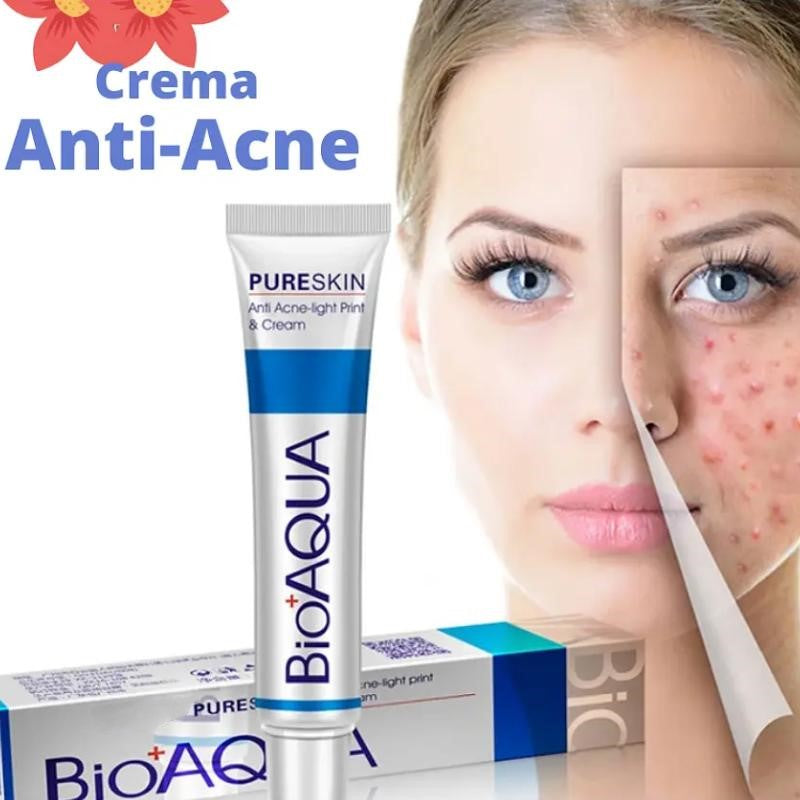 Bioaqua® | 2x1 Crema AntiAcné & Reparadora de Cicatrices de Acné