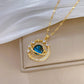 BrightGlow™ | Hermoso Collar Saturno Luna