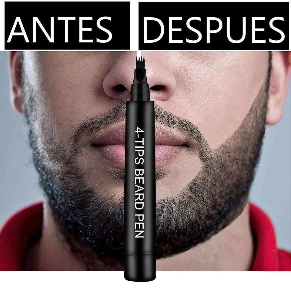 Oferta Lápiz Rellenador Negro + Cepillo Para Difuminar Barba