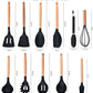 SharpCuisine™  | Set de Utensilios de Cocina – 19 Piezas de Silicona Premium