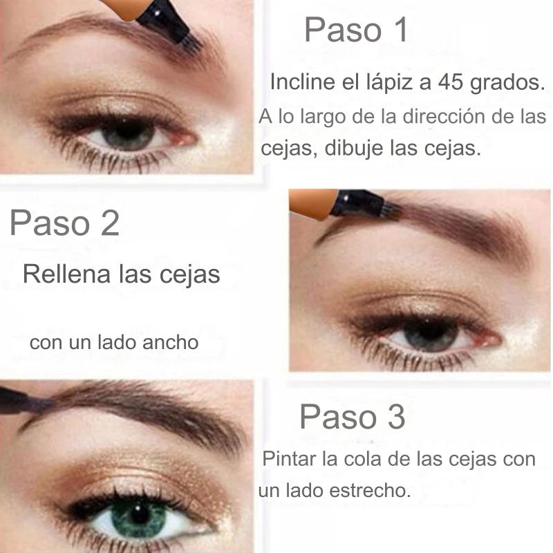 Oferta Kit Lapiz Rellenador Cejas + Cepillo Difuminador