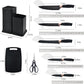 SharpCuisine™  | Set de Utensilios de Cocina – 19 Piezas de Silicona Premium