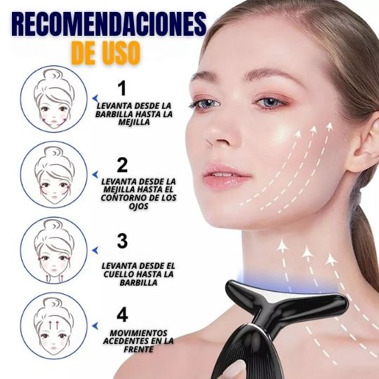MASAJEADOR FACIAL FACELIFT ®- ELIMINA PAPADAS Y ARRUGAS