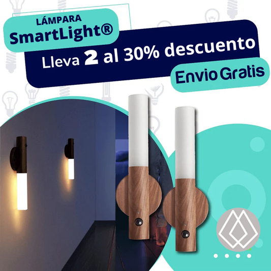 SmartLight® | 2x1 Lámpara LED Inteligente con sensor de movimiento