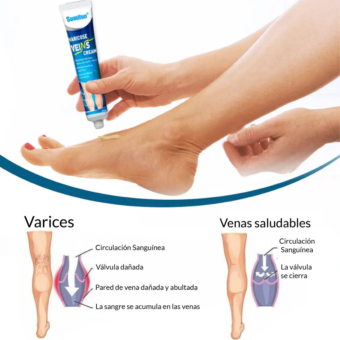 Clean SumiFun®  | 2x1 Crema Para Venas Varicosas
