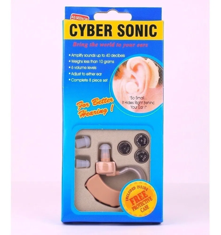 CyberSonic™ | Audífono Amplificador Sordera Premium Ortopédico