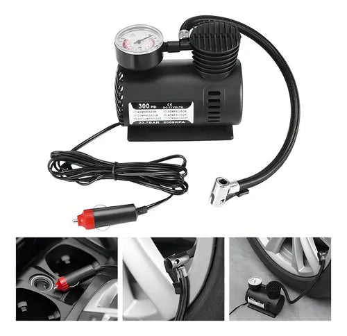 Compresor Portátil 12V AirSnap™ | Infla en segundos - Lleva tranquilidad en tu guantera