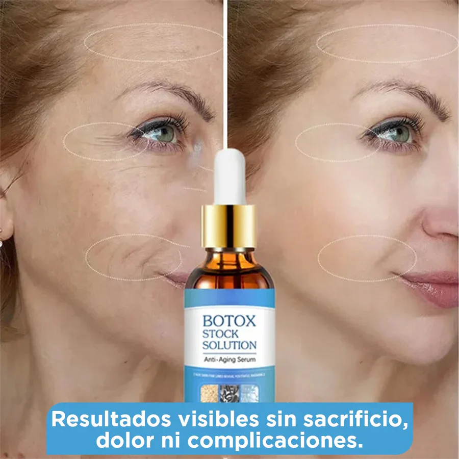Serum Antiedad DermaTox™ | El serum que borra los años sin tocar con una aguja
