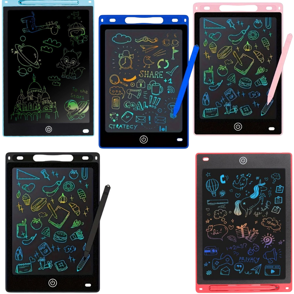 2x1 Pizarra Mágica LCD de Dibujo y Escritura 10"  | Edukids™