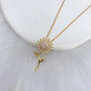 SunGlow™ | Elegante Collar Girasol Giratorio Eterno