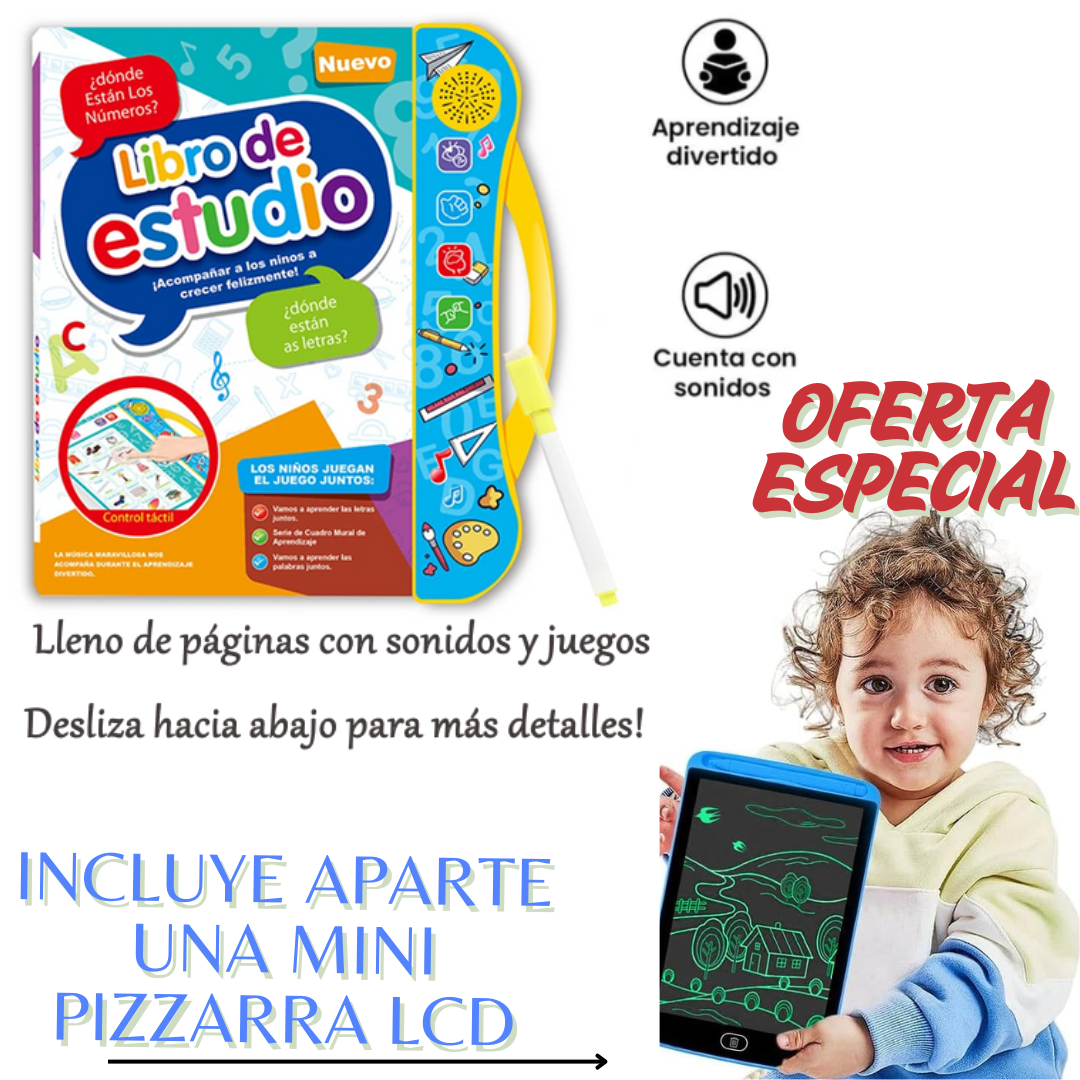 Edukids™ | Libro Interactivo de Estudio Infantil