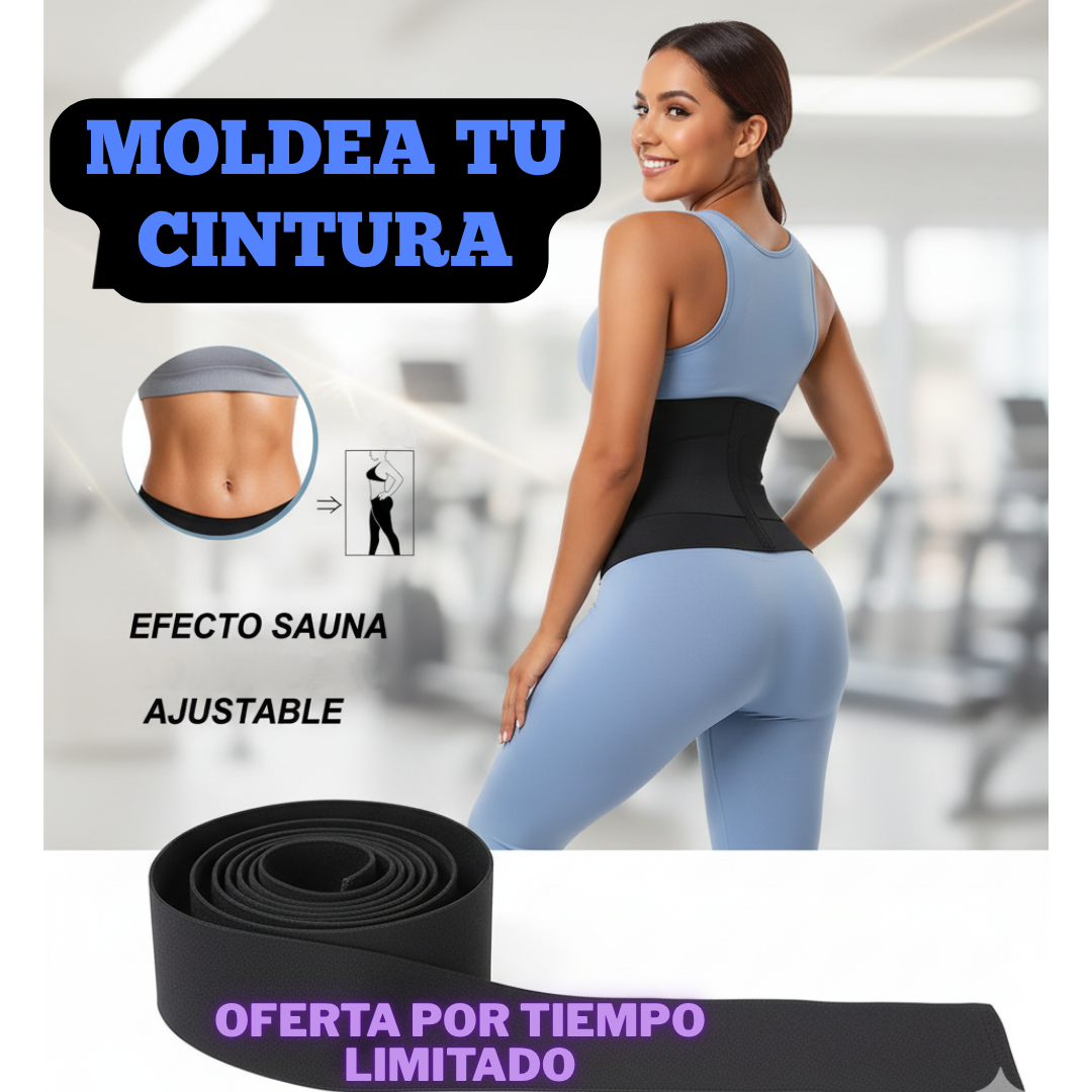 MoldeaFit™ | Premium Faja Moldeadora Reductora  + REGALO PARCHES PARA ADELGAZAR 6 PACK