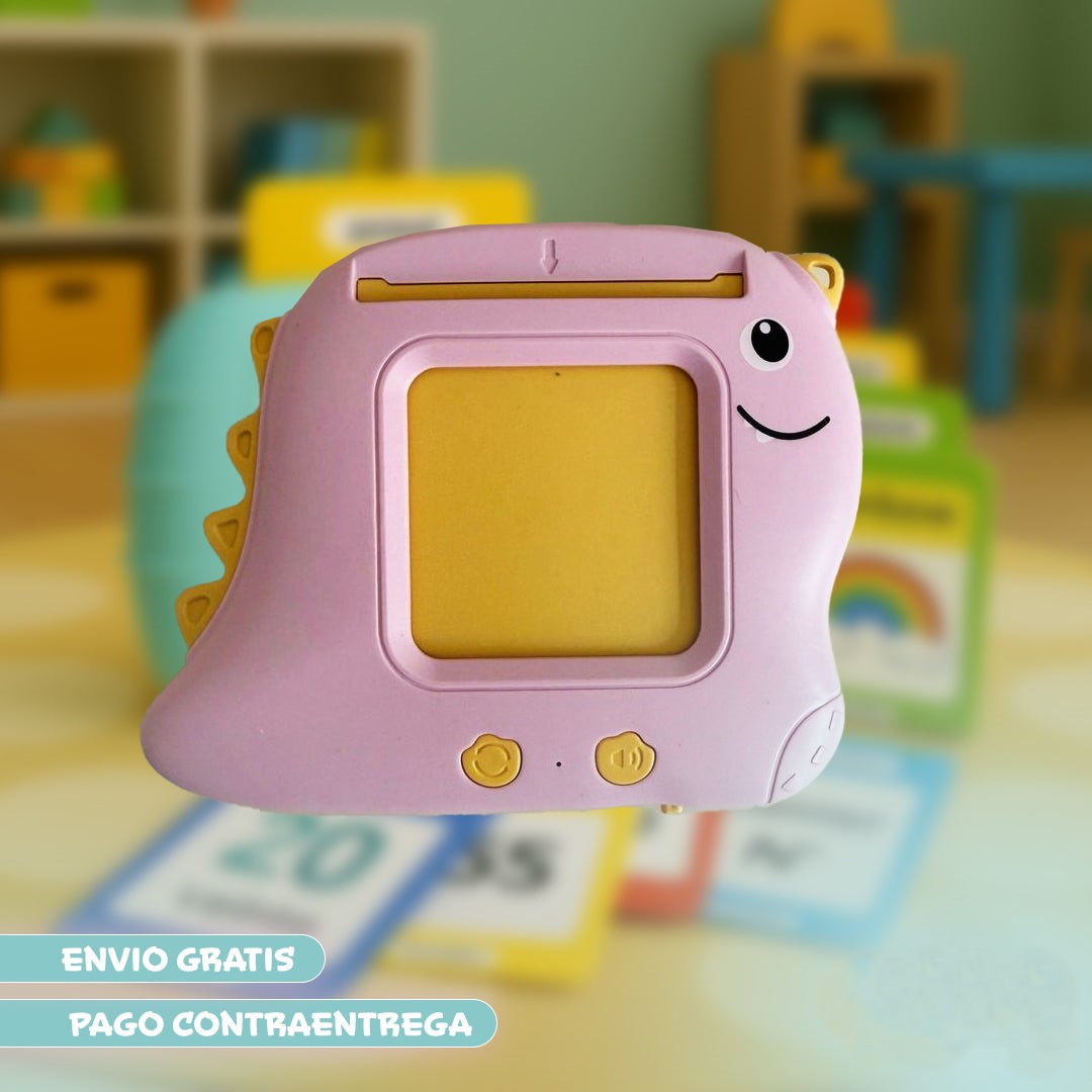 Lector Bilingüe Edukids™ + 2 PACK TARJETAS (224 PALABRAS Ingles y Español)