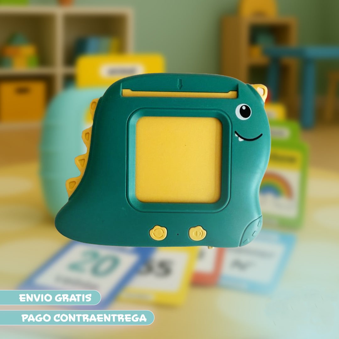 Lector Bilingüe Edukids™ + 2 PACK TARJETAS (224 PALABRAS Ingles y Español)