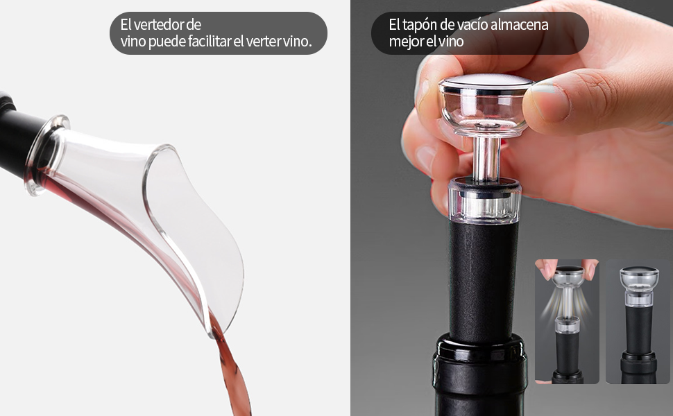 WineMaster™| Set Sacacorchos Eléctrico 4 en 1