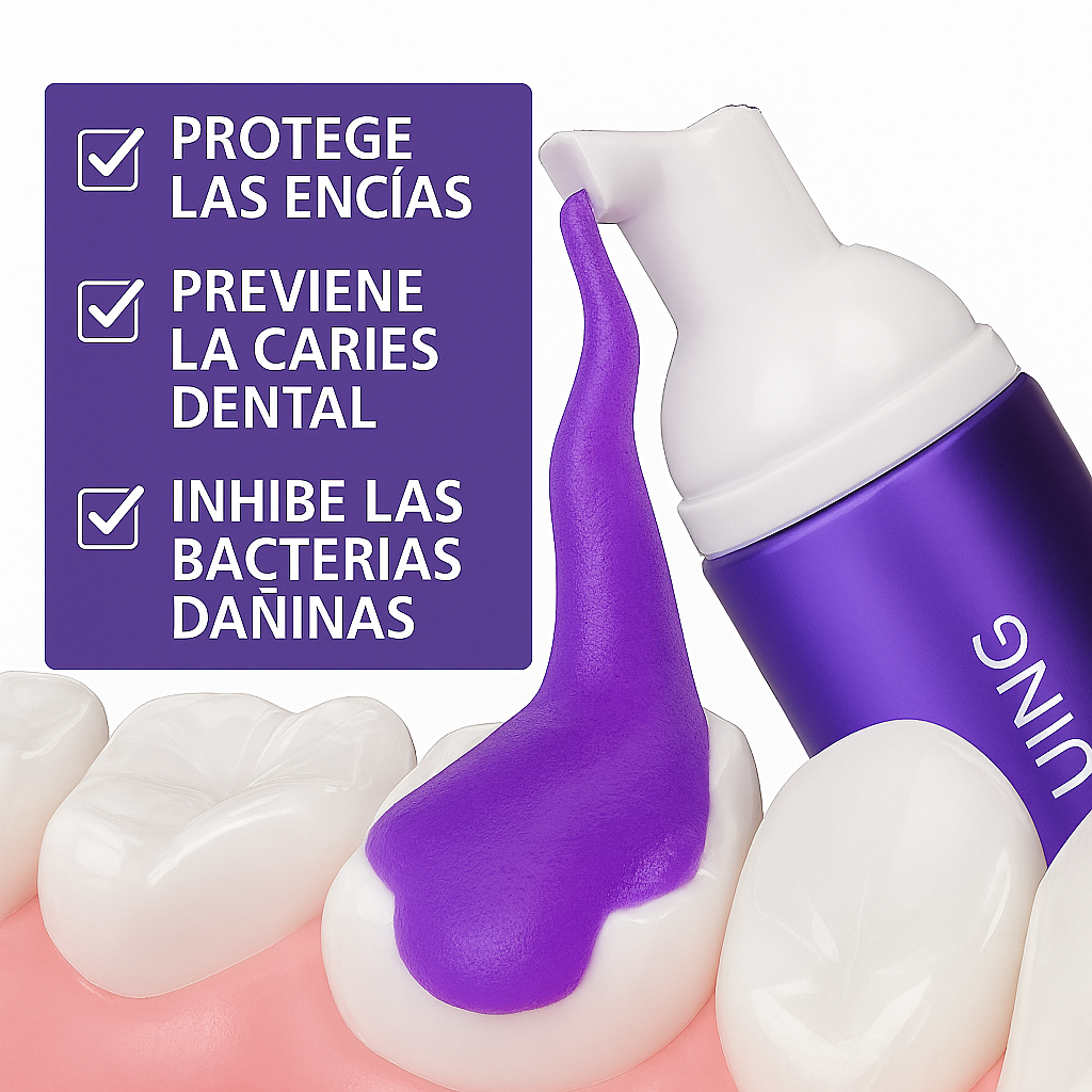 DentalClean™ | Crema Blanqueadora y Protectora Dental Morada