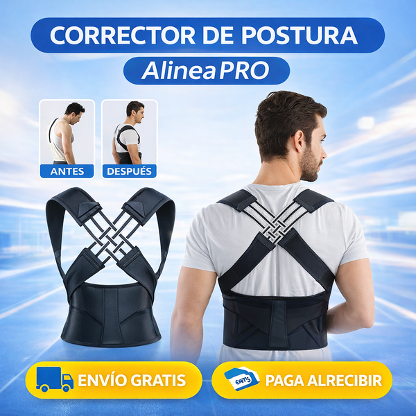 AlineaPro™ Corrector de Espalda + Envío Gratis