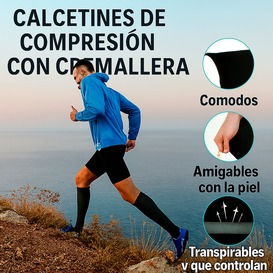 Medias de Compresión CardioFlow™ | Alivio, frescura y soporte en cada paso
