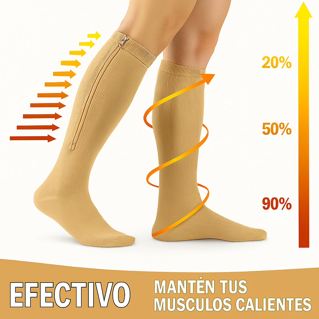 Medias de Compresión CardioFlow™ | Alivio, frescura y soporte en cada paso
